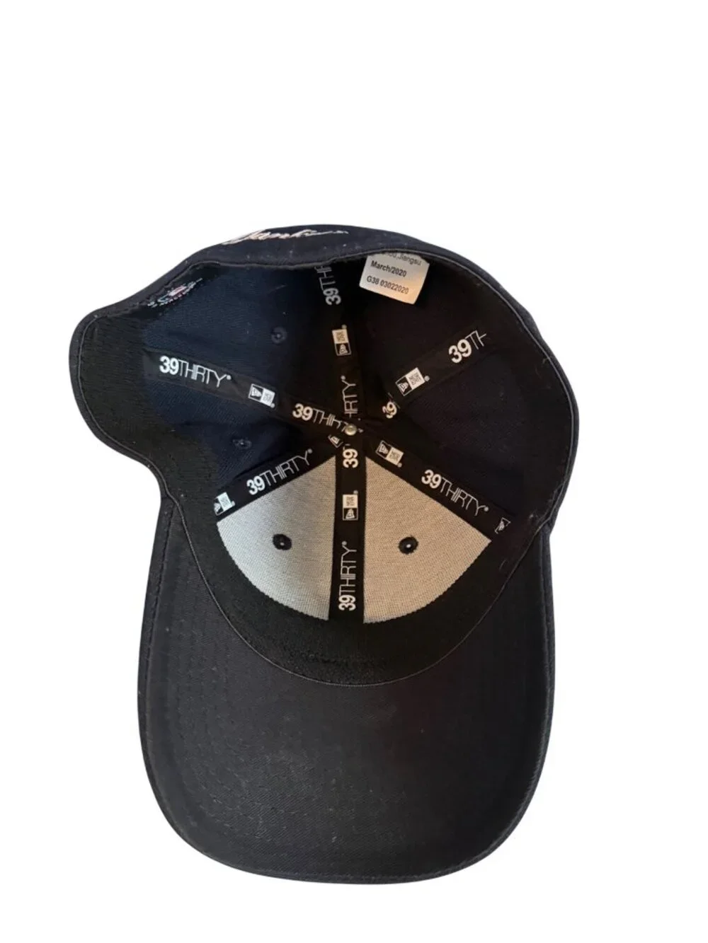 New Era 39THIRTY New York Yankees Youth Stretch Fit Baseball Cap Navy Blue Child